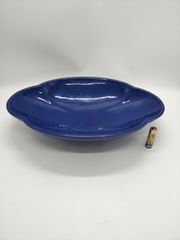 いけばな 池坊 花器 水盤 青 ブルー 陶器 草月 古流 小原流 - メルカリ