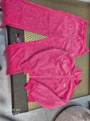 FILA コーデュロイ ピンク トレーニングウェア セット