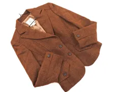 KUMIKYOKU 組曲 ウール混 テーラード ジャケット size2/茶 ◇■ レディース