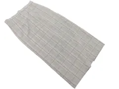 FREAK'S STORE フリークスストア グレンチェック ロング スカート sizeS/白ｘ黒 ◇■ レディース