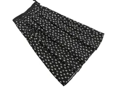 SM2 サマンサモスモス 総柄 ロング スカート sizeF/紺 ◇■ レディース