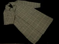 INHERIT インヘリット チェック チェスター コート sizeM/紺xベージュ ◇■ メンズ