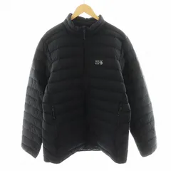 マウンテンハードウェア MOUNTAIN HARD WEAR デロロダウンジャケット ロゴ ナイロン アウター XL 黒 ブラック 223 OM5047 /AN52