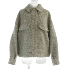プロポーション ボディドレッシング PROPORTION BODY DRESSING 24AW MIXツイード ブルゾン ジャケット ステンカラー S ベージュ グレー 121-4255004 /APのサムネイル