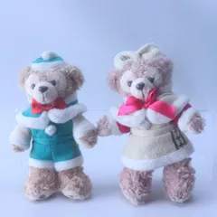 ダッフィー＆シェリーメイ ダッフィー＆フレンズ ぬいぐるみバッジ 2014冬クリスマス/Daf038