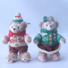 ダッフィー＆シェリーメイ ダッフィー＆フレンズ ぬいぐるみバッジ 2015冬クリスマス/Daf039