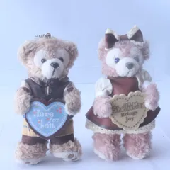 ダッフィー＆シェリーメイ ダッフィー＆フレンズ ぬいぐるみバッジ 2011バレンタイン/Daf020