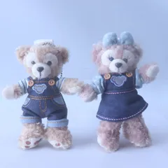 ダッフィー＆シェリーメイ ダッフィー＆フレンズ ぬいぐるみバッジ 2016夏デニム/Daf021