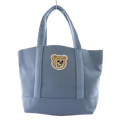 フェイラー FEILER ラブラリーバイ LOVERARY BY ワッペントートバッグ S オールドテディ 水色 ライトブルー /SS ■OS ■SH