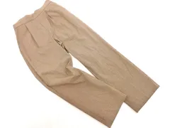 SENSE OF PLACE センスオブプレイス アーバンリサーチ チェック タック テーパード パンツ sizeXS/茶 ■■ レディース