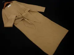 AZUL BY MOUSSY アズールバイマウジー カシュクール ニット ワンピース sizeM/ベージュ ◇■ レディース