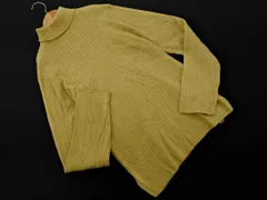 Ungrid アングリッド タートルネック リブ ニット セーター sizeF/マスタード ◇■ レディース