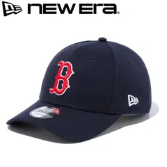 新品 NEWERA ニューエラ 正規品 9FORTY ボストン レッドソックス B MLB キャップ CAP 帽子 ベースボールキャップ 野球 メンズ レディース ユニセックス アジャスター 紺 ネイビー 14525044