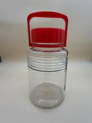 石塚硝子　ADERIA GLASS アデリア　保存用ガラス瓶　4L　ガラス瓶　ガラス　瓶　ビン　梅酒　果実酒　保存瓶　保存　インテリア　昭和レトロ　昭和　レトロのサムネイル