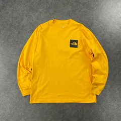 THE NORTH FACE S Square Logo Tee ザノースフェイス ロングスリーブスクエアロゴティー ロンT クルーネック ロゴプリント メンズ NT82136