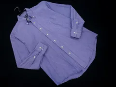 CHAPS RALPH LAUREN チャップス ラルフローレン ボタンダウン シャツ 青 ◇■ メンズ