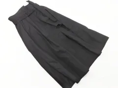 snidel スナイデル ウエストデザイン スカショーパン ショート パンツ size0/黒 ◇■ レディース
