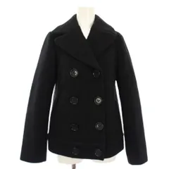 マークバイマークジェイコブス MARC by MARC JACOBS ピーコート Pコート ショートコート ダブル ウール ニット 4 黒 6781127800E /TKのサムネイル