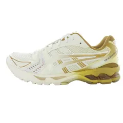 アシックス asics THE MUSEUM VISITOR GEL-KAYANO 14 スニーカー ロゴ 28cm 白 ホワイト 茶色