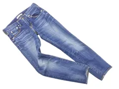 RED CARD レッドカード 25506 アンクルスキニー テーパード デニムパンツ size22/紺 ■■ レディース