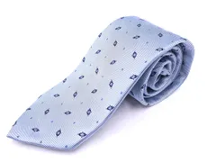 BURBERRY バーバリー LONDON CLASSICS シルク100% 総柄 ネクタイ 青 ■■ メンズ