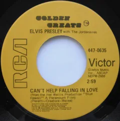 加7” Elvis Presley, The Jordanaires Cant Help Falling In Love / Rock-a-hula Baby 4470635 RCA VICTOR /00080