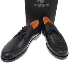 JUNYA WATANABE COMME des GARCONS MAN×Heinrich Dinkelacker ジュンヤワタナベ コムデギャルソンマン×ハインリッヒ ディンケラッカー 20SS ステッチデザインレザーシューズ