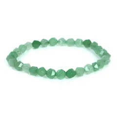 アベンチュリン【ダイヤカット】6mm 数珠 天然石 ブレスレット パワーストーン ブレス お守り 選べるサイズ