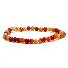 サードオニキス【丸玉】4mm 数珠 天然石 ブレスレット パワーストーン ブレス お守り 選べるサイズ