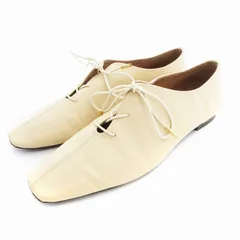 オウバニスター AU BANNISTER レースアップソフトシューズ レザー 37 ベージュ /AEのサムネイル