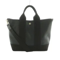 トプカピ TOPKAPI スコッチグレイン SCOTCH GRAIN ネオレザー 2way トートバッグ ショルダーバッグ 黒 /MI ■OS