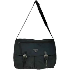 プラダ PRADA VELA 三角ロゴ テスートナイロン メッセンジャーバッグ ショルダーバッグ メンズ 表記無 