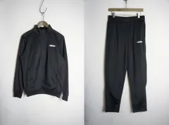 正規 21AW adidas アディダス Basics Track Suit BLACKトラック ジャケット ＋ パンツ セットアップ ジャージ ボトムス DV2470 黒 315P★4