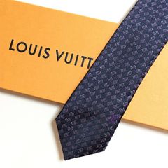 美品✨️ LOUIS VUITTON ルイヴィトン ネクタイ パープル - メルカリ