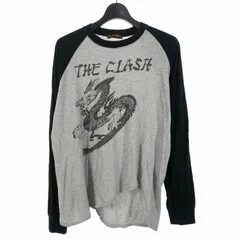 レットイットライド LET IT RIDE ラグランTシャツ カットソー 長袖 L グレー/ブラックのサムネイル
