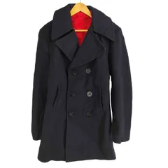 ユーズドフルギ USED古着 裏地ファー Pコート メンズ  36