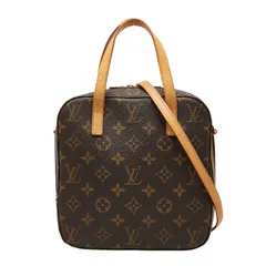 ルイ ヴィトン モノグラム スポンティーニ ハンドバッグ ショルダーバッグ 2WAY M47500 ブラウン PVC レザー レディース LOUIS VUITTON【1-0242281】