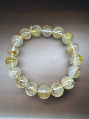 激レア☆秘蔵品☆ウラル産イエローレムリアン18ミリ大玉ブレス - メルカリ