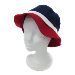 リー LEE 帽子 バケットハット ロゴ刺繡 M マルチカラー 紺 ネイビー /YS40 男の子 女の子