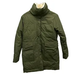 ユナイテッドアローズ グリーンレーベル ダウンコート サイズ38 M レディース - カーキ 長袖/ジップアップ/冬