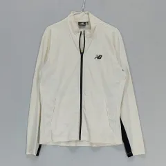 AI 97% ニューバランス メンズ105 ウィンドブレーカー アウター 春 秋 アイボリー 01347