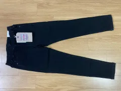 起毛ブラック スキニー 140