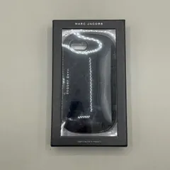 美品　MARC JACOBS マークジェイコブス　iPhoneケース　iPhoneカバー　iPhoneアクセサリー　手帳型　ミラー付き　鏡　iPhone7 黒　ブラック