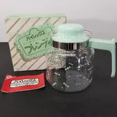 キッチン用品 コーヒーポット パイレックス PYREX ティーポット 緑 岩城硝子 A9862A06