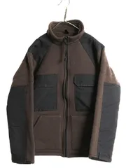 【お得なクーポン配布中!】 90s 米軍実物 ECWCS GEN1 裏 パイル フリース ジャケット メンズ М / オールド 90年製 アーミー ミリタリー ベアー ジャンパー 軍物 茶 黒