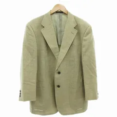 バーバリーズ Burberrys ヴィンテージ テーラードジャケット リネン混 春夏 背抜き シングル ベージュ /AE