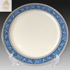 オールドノリタケ アールヌーボー様式 高級金盛上薔薇図紋プレートばら