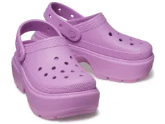 クロックス（crocs） サンダル ストンプクロッグ 209347-6WQ （パープル/２５．０/Lady's） [バブル。] [25.0~25.5 cm]