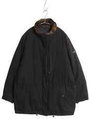 【お得なクーポン配布中!】 00s ローレン ラルフローレン ダウン ジャケット レディース L オールド ポロ フルジップ ハーフコート ジャンパー ブルゾン ファー付き 黒