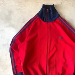 80's adidas  アディダス トラックジャケット 古着 デサント製 DESCENT